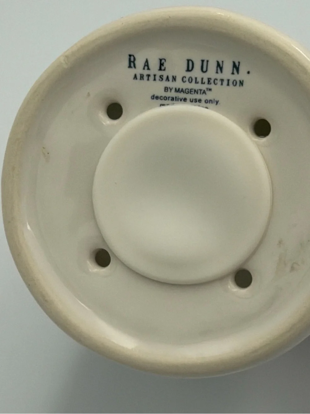Rae Dunn Mini Round Baby Bird House With Plaid Black White Ribbon 5" Tall - Picture 10 of 10